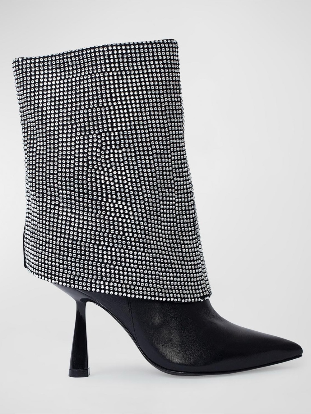 🆕{Steve Madden} Blitzee Rhinestone Foldover Boots